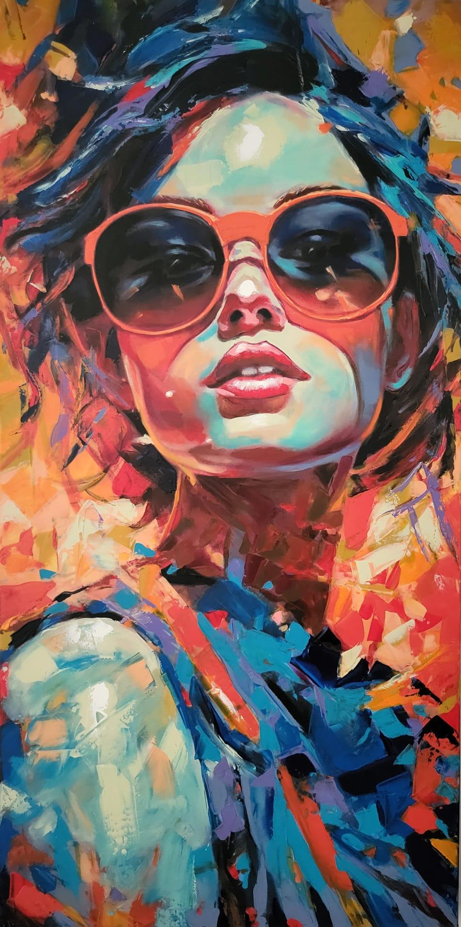 ArteDiAlina.com painting: Colors Disintegration